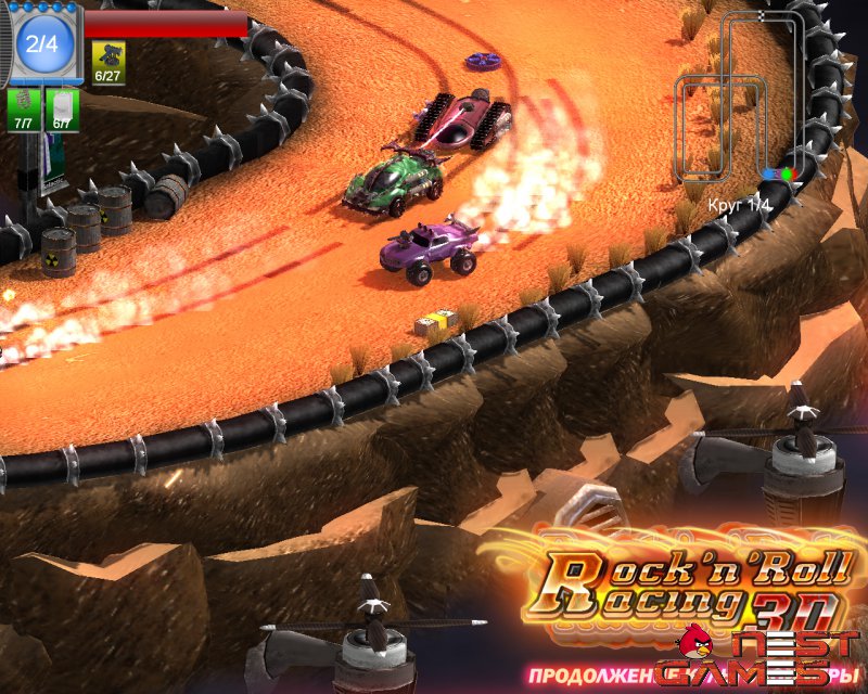 Rock'n'Roll Racing 3D - Ремейк культовой игры!