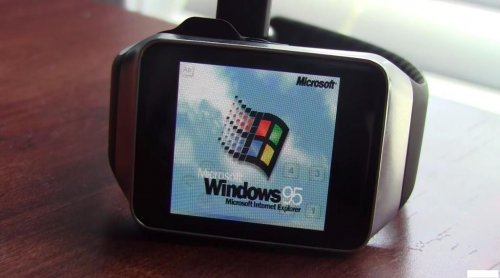 Windows 95 на Samsung Gear Live